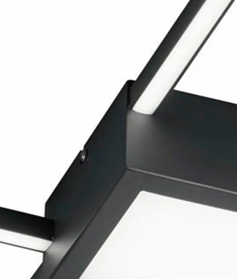 Deckenleuchten|Trio LED-Deckenleuchte Hydra Anthrazit