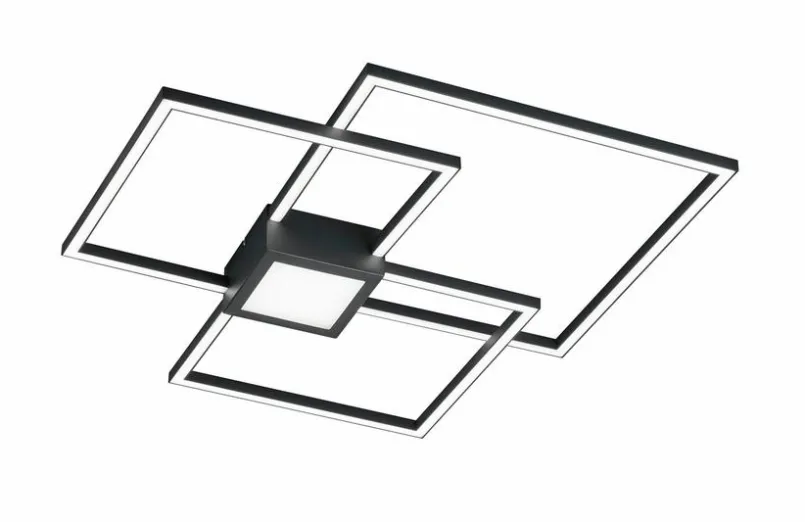 Deckenleuchten|Trio LED-Deckenleuchte Hydra Anthrazit