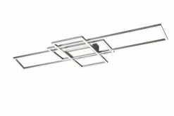 Trio Deckenleuchten-LED-Deckenleuchte Irvine Nickel matt