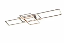Trio Deckenleuchten-LED-Deckenleuchte Irvine Nickel matt