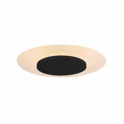 Deckenleuchten|Steinhauer LED-Deckenleuchte Lido Schwarz / Weiß