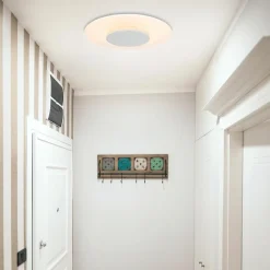 Deckenleuchten|Steinhauer LED-Deckenleuchte Lido Weiß