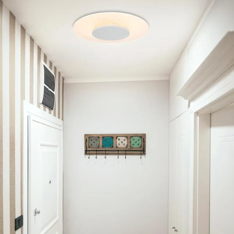 Deckenleuchten|Steinhauer LED-Deckenleuchte Lido Weiß