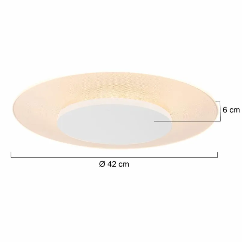 Deckenleuchten|Steinhauer LED-Deckenleuchte Lido Weiß