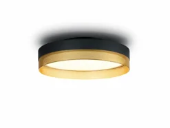 Deckenleuchten|Hell LED-Deckenleuchte Mesh Gold
