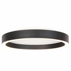 Deckenleuchten|Steinhauer LED-Deckenleuchte Metall, Schwarz
