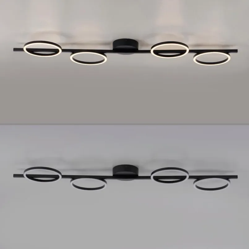 SCHÖNER WOHNEN-Kollektion Deckenleuchten-LED-Deckenleuchte Mini Ritus Schwarz
