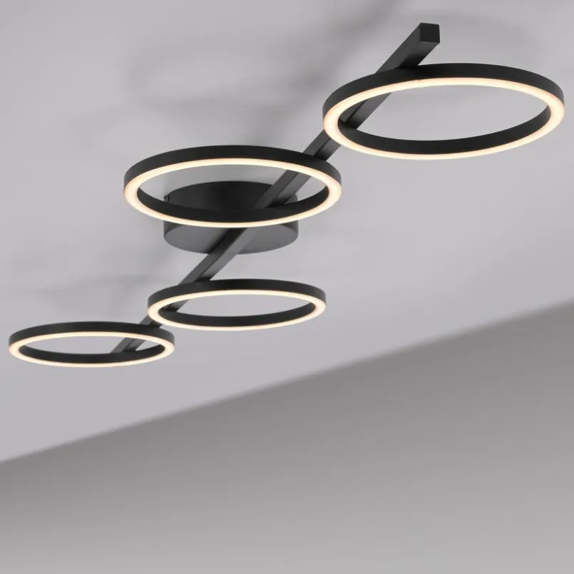 SCHÖNER WOHNEN-Kollektion Deckenleuchten-LED-Deckenleuchte Mini Ritus Schwarz