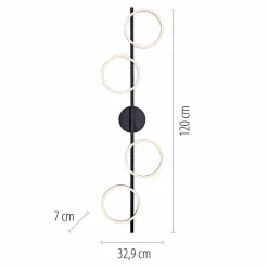 SCHÖNER WOHNEN-Kollektion Deckenleuchten-LED-Deckenleuchte Mini Ritus Schwarz
