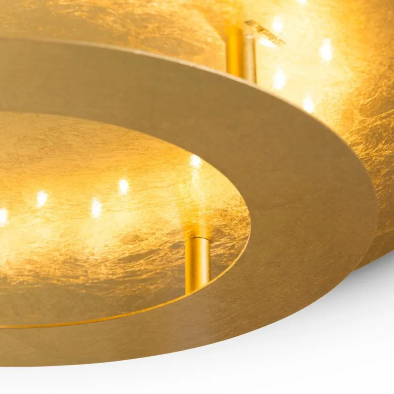 Paul Neuhaus Deckenleuchten-LED-Deckenleuchte Nevis 40cm Gold