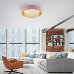 Deckenleuchten|Paul Neuhaus LED-Deckenleuchte Osko Rosa