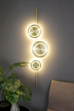 Deckenleuchten|Eco-Light LED-Deckenleuchte Planetarium Gold