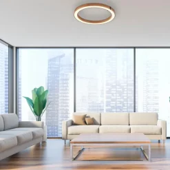 Deckenleuchten|Neuhaus PURE LED-Deckenleuchte Pure Lines Eiche
