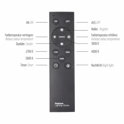 Deckenleuchten|Neuhaus PURE LED-Deckenleuchte Pure Lines Eiche