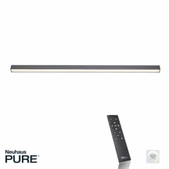 Deckenleuchten|Neuhaus PURE LED-Deckenleuchte Pure Lines Anthrazit