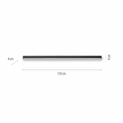Deckenleuchten|Neuhaus PURE LED-Deckenleuchte Pure Lines Anthrazit