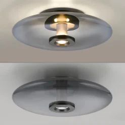 Neuhaus PURE Deckenleuchten-LED-Deckenleuchte Pure Vitrum Grau