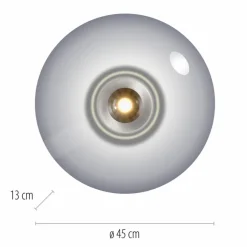 Neuhaus PURE Deckenleuchten-LED-Deckenleuchte Pure Vitrum Grau
