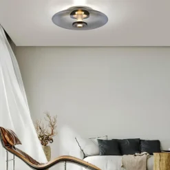 Neuhaus PURE Deckenleuchten-LED-Deckenleuchte Pure Vitrum Grau