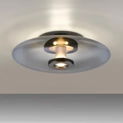 Neuhaus PURE Deckenleuchten-LED-Deckenleuchte Pure Vitrum Grau