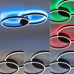 Q SMART HOME LIGHTS Deckenleuchten|Deckenleuchten-LED-Deckenleuchte Q-Marko Schwarz