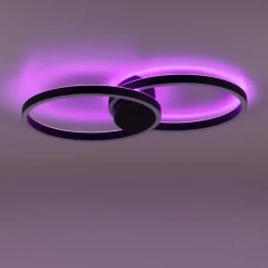 Q SMART HOME LIGHTS Deckenleuchten|Deckenleuchten-LED-Deckenleuchte Q-Marko Schwarz