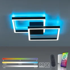 Q SMART HOME LIGHTS Deckenleuchten|Deckenleuchten-LED-Deckenleuchte Q-Marko Schwarz