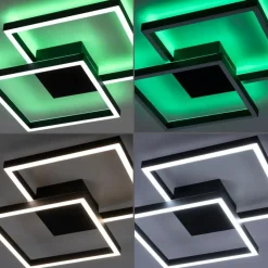 Q SMART HOME LIGHTS Deckenleuchten|Deckenleuchten-LED-Deckenleuchte Q-Marko Schwarz