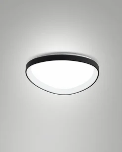 Deckenleuchten|FABAS LED-Deckenleuchte Quirk Schwarz