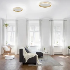 Deckenleuchten|Deckenleuchten|Q SMART HOME LIGHTS LED-Deckenleuchte Q-Vito Messing