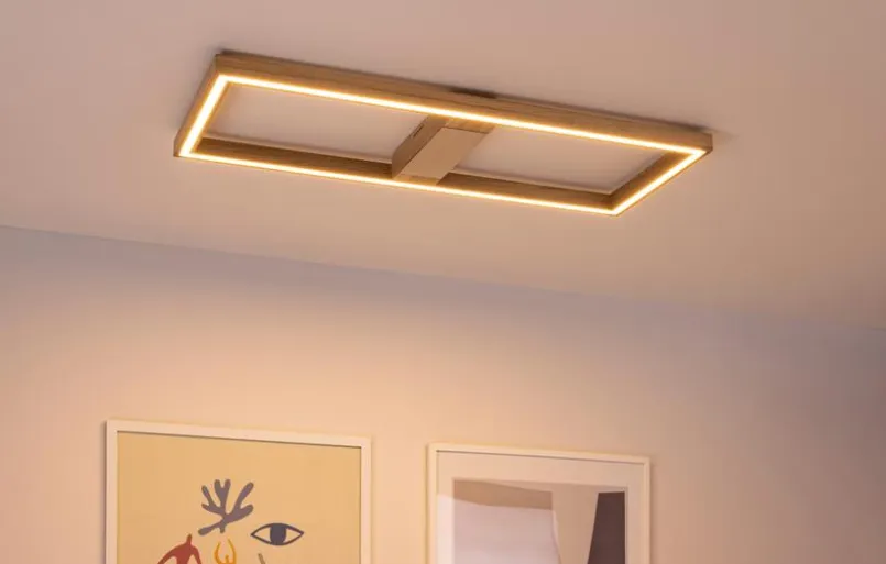Spotlight Deckenleuchten-LED-Deckenleuchte Rettangolo Braun