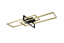 Trio Deckenleuchten-LED-Deckenleuchte Salinas Messing