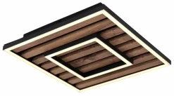Deckenleuchten|Globo LED-Deckenleuchte Woody Braun