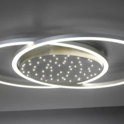 Paul Neuhaus Deckenleuchten-LED-Deckenleuchte Yuki Silber