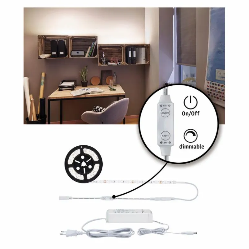Paulmann Led-Stripes & Lichterketten-LED-Flexband Simple LED Power Weiß