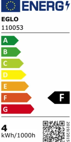 E27|EGLO LED-Globe E27/4 Watt/Energie F Braun