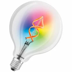 LEDVANCE Leuchtmittel|E27-LED-Globeform E27/4,5 Watt/Energie G Transparent