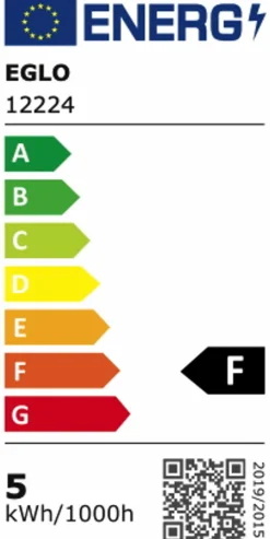 EGLO E27|Leuchtmittel-LED-Globeform E27/4,9Watt/Energie F Braun