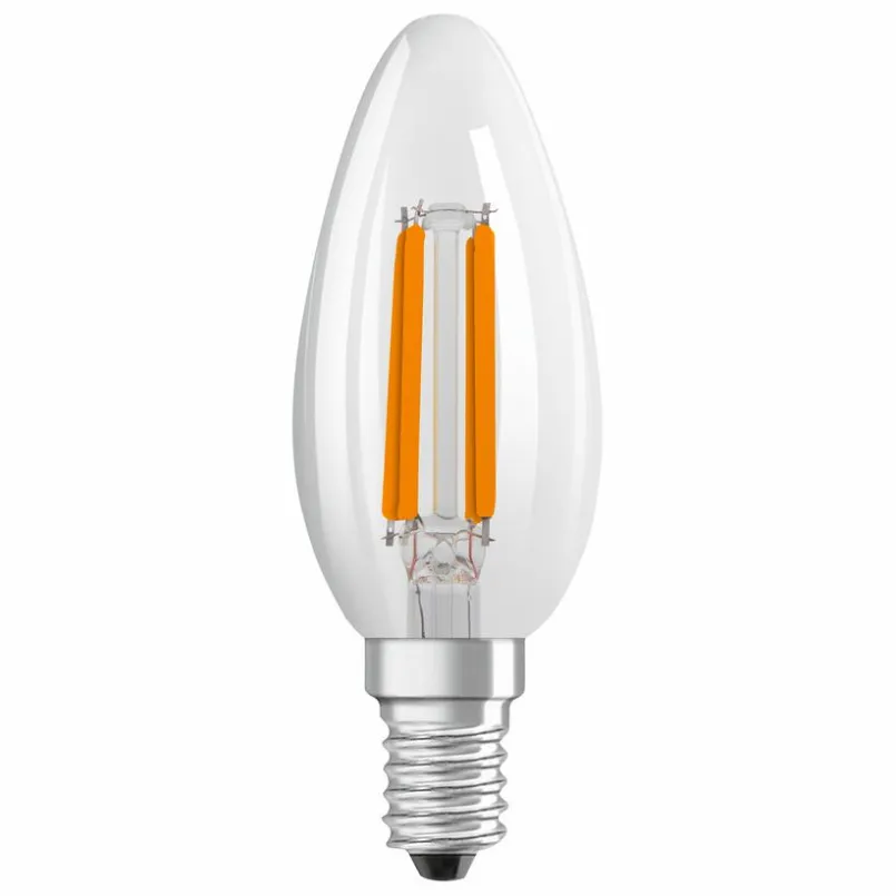 Osram E14-LED-Kerze E14/2,5 Watt/Energie B Transparent