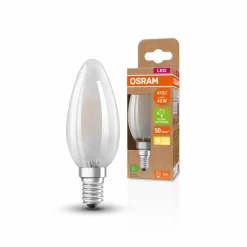 E14|Osram LED-Kerze E14/2,5 Watt/Energie B Transparent