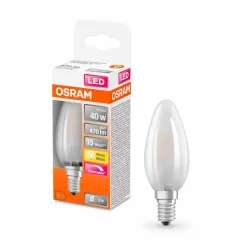 LED-Kerze E14/4,8 Watt/Energie F<Osram Hot