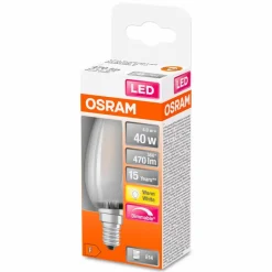 LED-Kerze E14/4,8 Watt/Energie F<Osram Hot