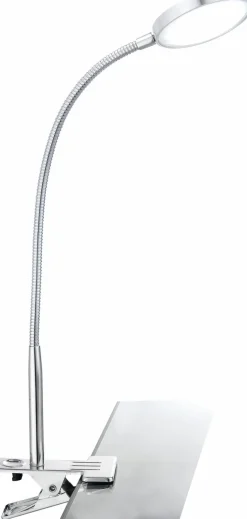 Globo Klemmleuchten-LED-Klemmleuchte Pegasi Silber