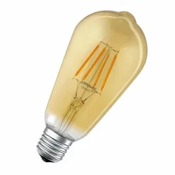 Leuchtmittel|E27|LEDVANCE LED-Kolbenform E27/6 Watt/Energie E Braun