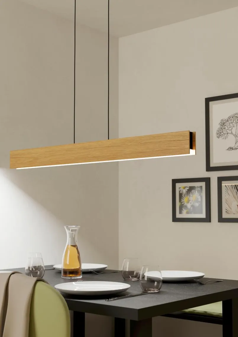 Pendelleuchten|Pendelleuchten|EGLO LED-Pendelleuchte Anchorena-Z Braun