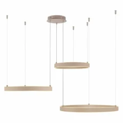 JUST LIGHT. Pendelleuchten-LED-Pendelleuchte Anelli Sand