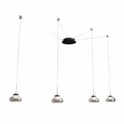 Pendelleuchten|FABAS LED-Pendelleuchte Arabella Rauch