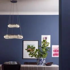 Brilliant Pendelleuchten-LED-Pendelleuchte Aurora Alu