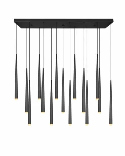 Pendelleuchten|Trio LED-Pendelleuchte Cala Schwarz