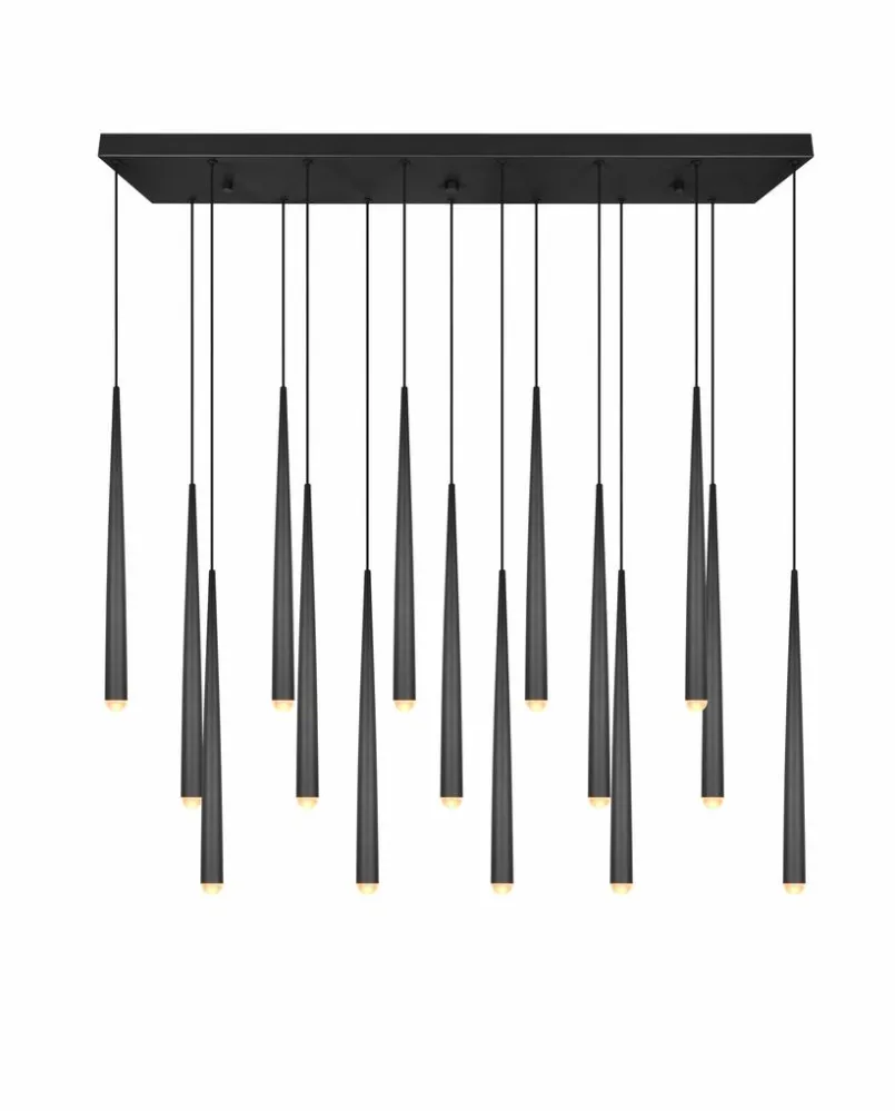 Pendelleuchten|Trio LED-Pendelleuchte Cala Schwarz